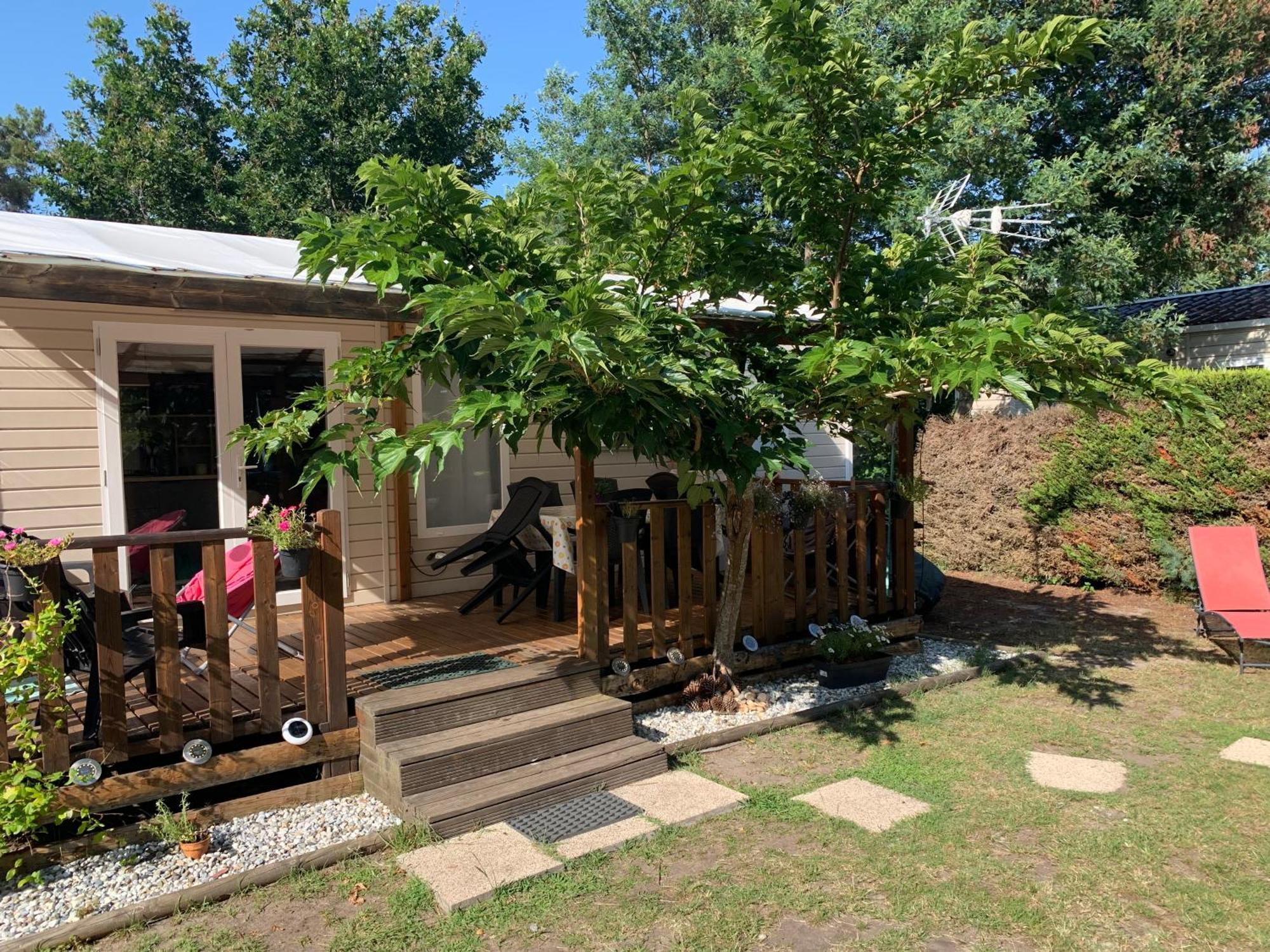 Le Mobilhome De Evelyne Et Serge Lit-et-Mixe Exterior foto